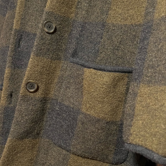 Madewell Buffalo Check Sweater Coat, small, 100% merino wool - Picture 9 of 11